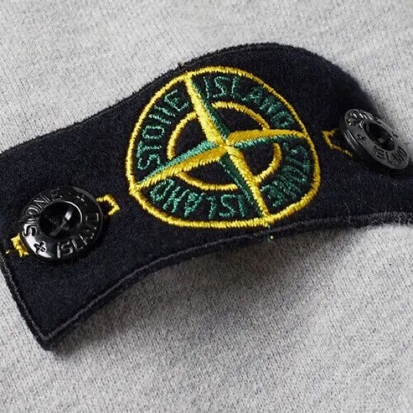 Stone Island Junior Crew Sweatshirt - Melange Grey size 8 NWT in packaging - Picture 2 of 6